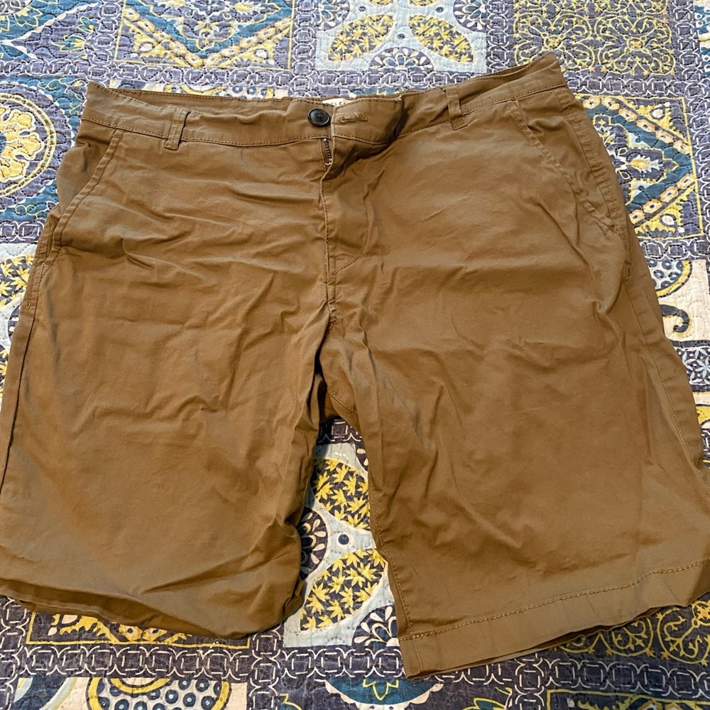 Brown cargo shorts